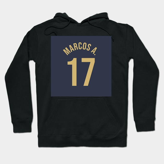 Marcos A 17 Home Kit - 22/23 Season Hoodie by GotchaFace